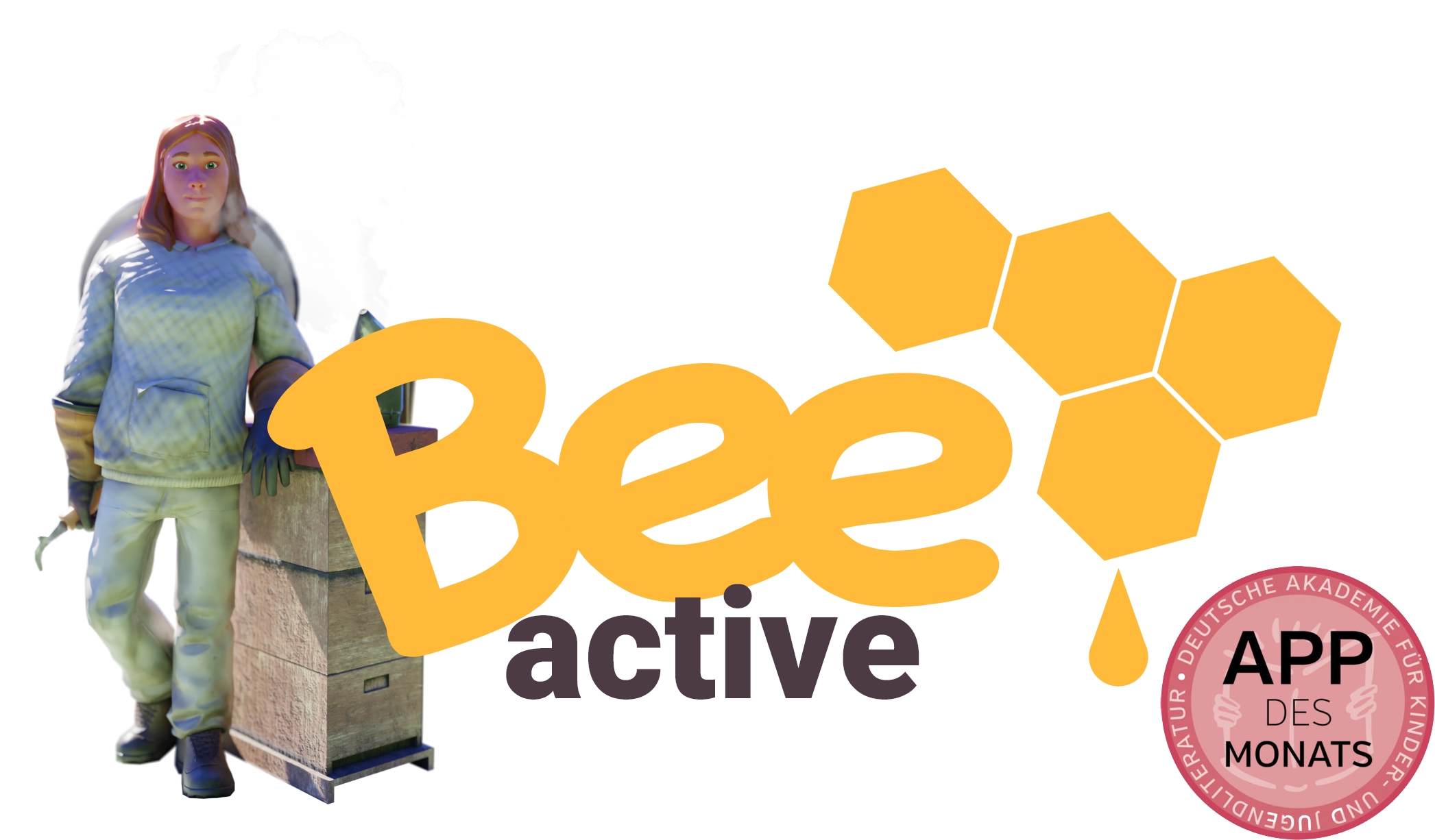 Logo mit Bienenwabe und Imerkin Melli Fera